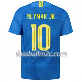 Fußballtrikots Brasilien Neymar Jr 10 Auswärts Trikotsatz WM 2018